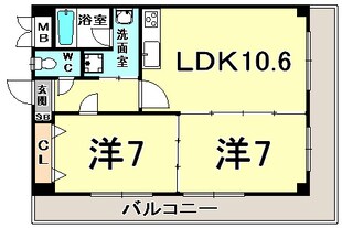 神戸中山手ハウスの物件間取画像